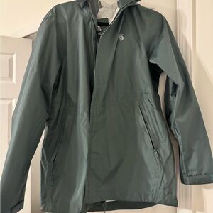 Mountain Hardwear Forest Green Women's Rain Jacket